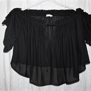SALE! Black off the shoulder top